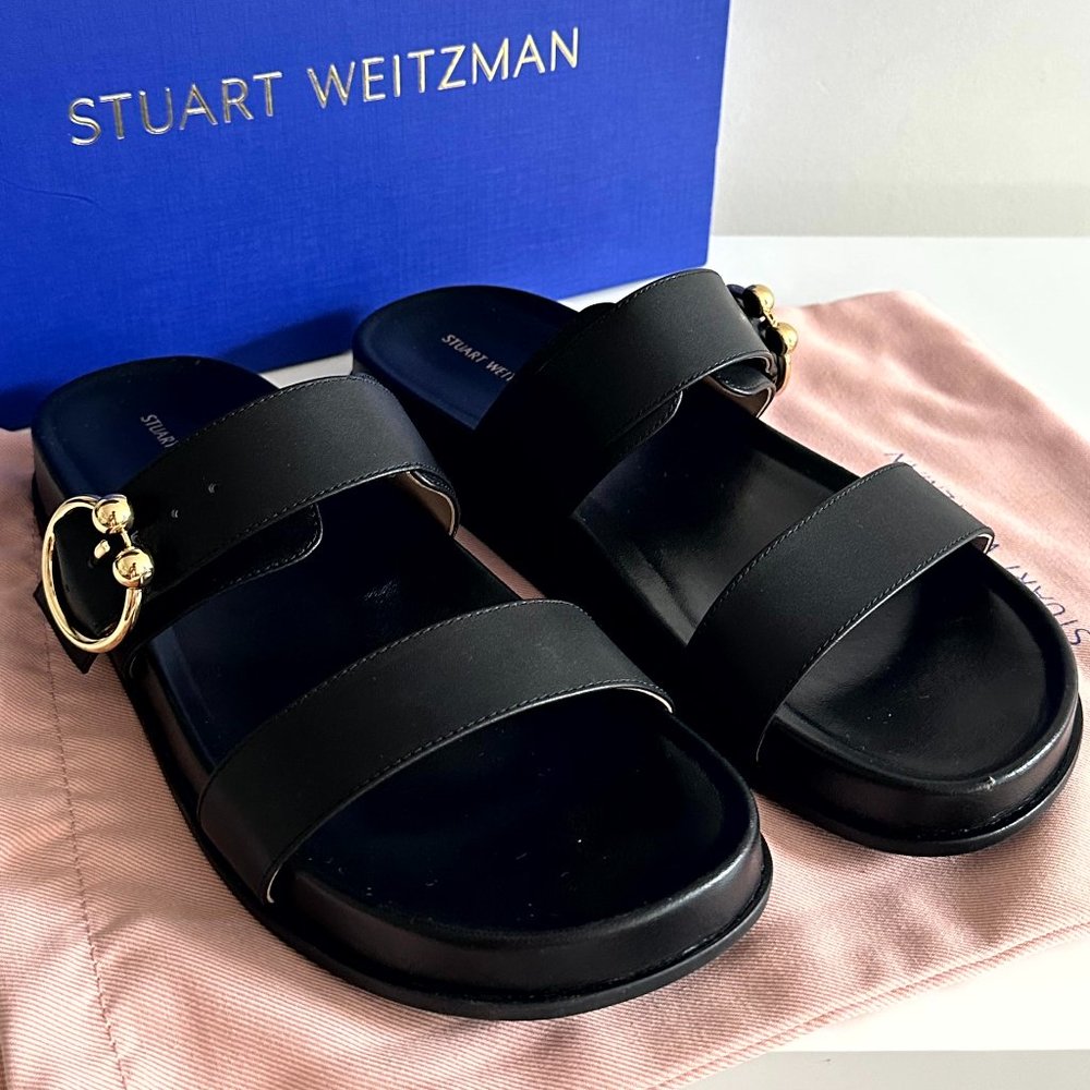 NEW WITH BOX Stuart Weitzman Joni Slide sandals size 9